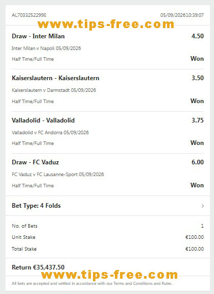Free fixed matches 100% Free fixed matches 100%