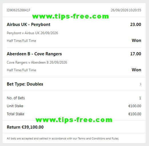 Tips free fixed matches Tips free fixed matches