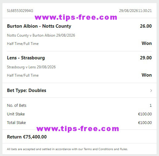 Tipsfree fixed matches 100% Tipsfree fixed matches 100%